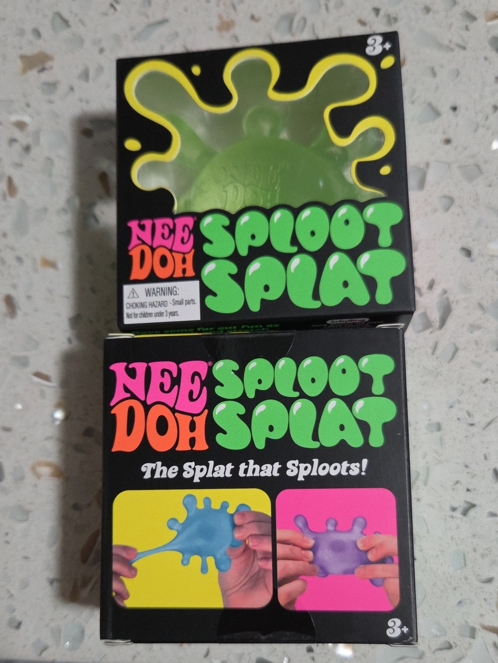 Needoh Sploot Splat Kids Toy Green